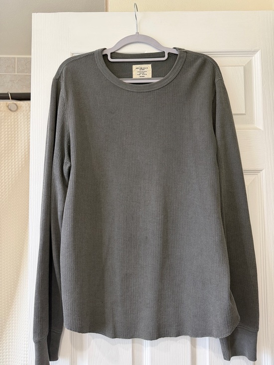 Buck Mason Other - Buck Mason Gray Long Sleeve Waffle Thermal Crew in medium